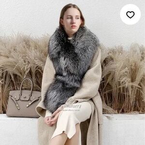 Genuine Fox Fur Stole Rare Vintage one size $5000